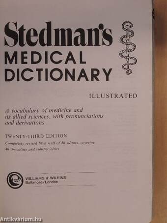 Stedman's Medical Dictionary