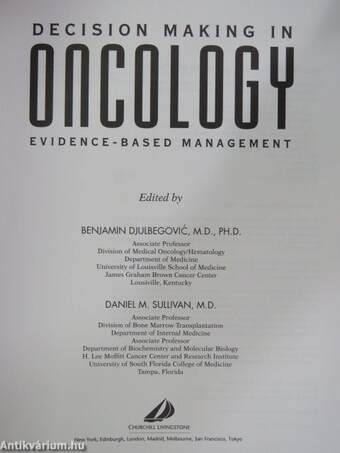 Decision Making in Oncology