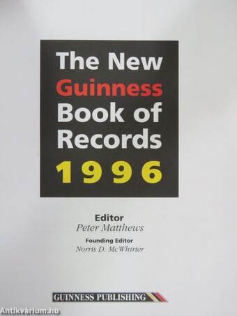 The New Guinness Book of Records 1996