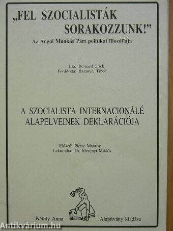 A szocialista internacionálé alapelveinek deklarációja