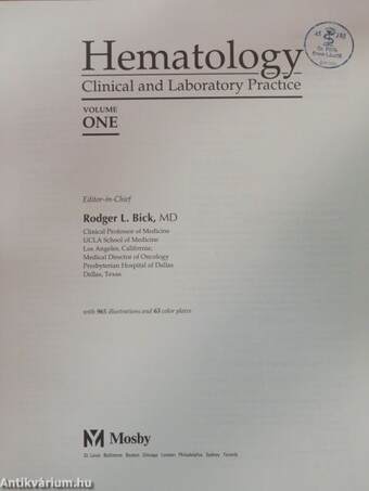 Hematology I-II.