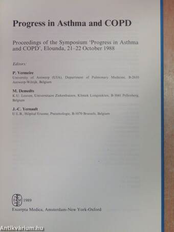 Progress in Asthma and COPD