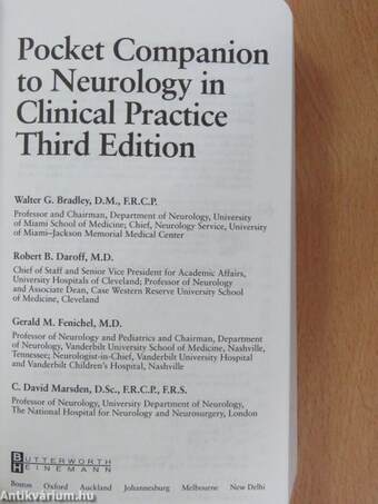 Pocket Companion to Neurology in Clinical Practice