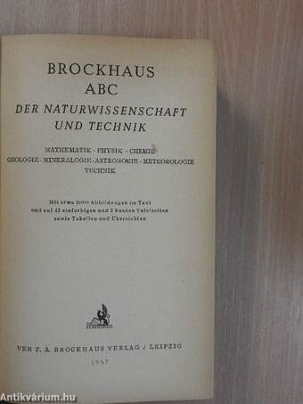 Brockhaus ABC der Naturwissenschaft und Technik