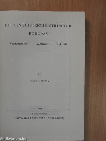 Die Linguistische Struktur Europas