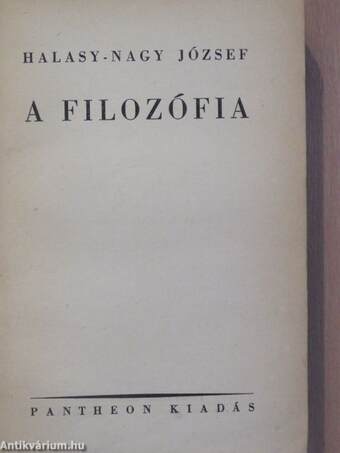 A filozófia