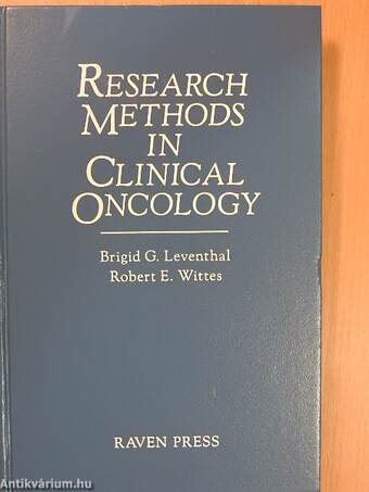 Research Methods in Clinical Oncology