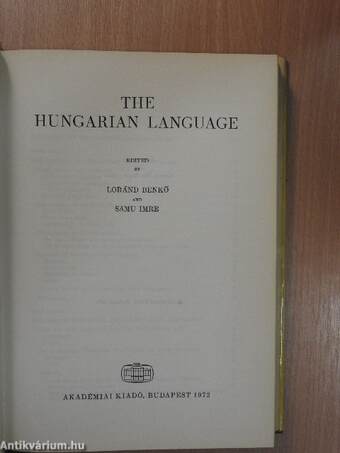 The Hungarian Language