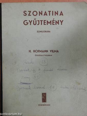 Szonatina gyűjtemény