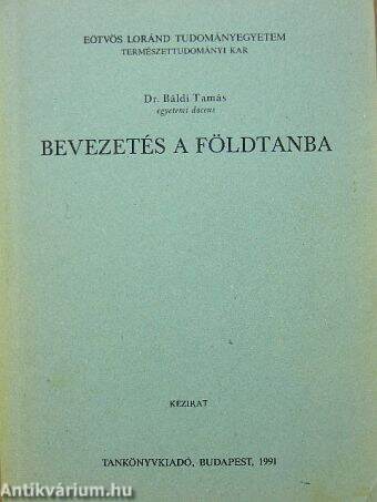 Bevezetés a földtanba