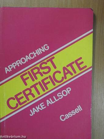 Approaching First Certificate