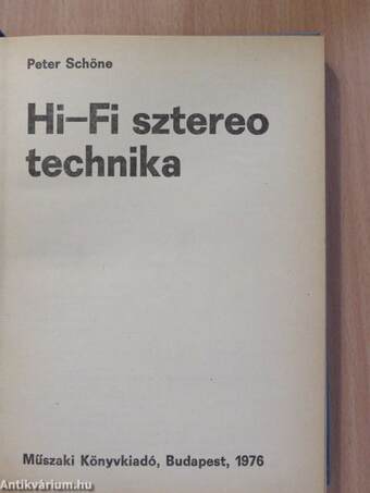 Hi-Fi sztereo technika