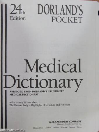 Dorland's Pocket Medical Dictionary