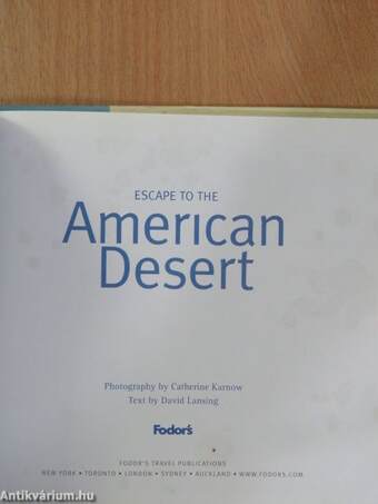 Escape to the American Desert