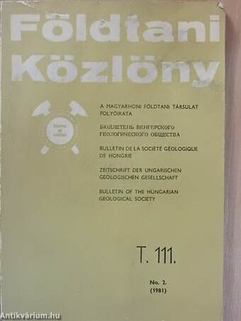 Földtani Közlöny 1981/2.