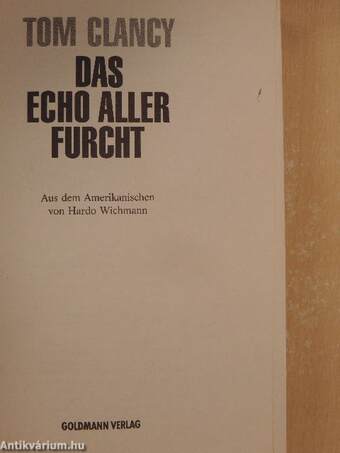 Das Echo Aller Furcht