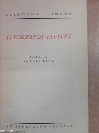 Titokzatos felelet