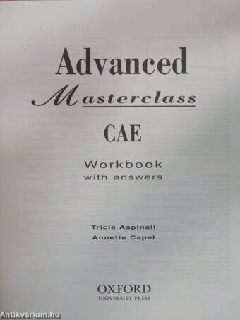 Advanced Masterclass CAE - Student's Book/Workbook with answers