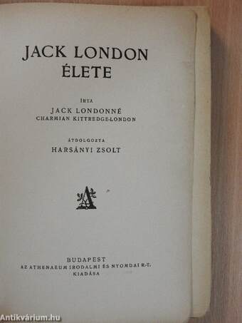 Jack London élete