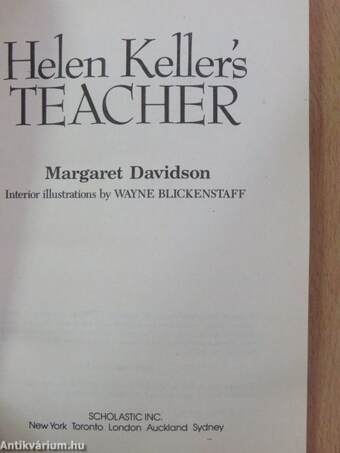 Helen Keller's Teacher