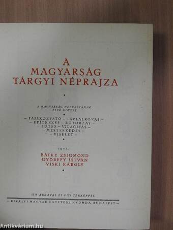 A magyarság néprajza I-IV.