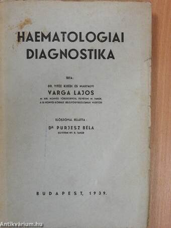 Haematologiai diagnostika