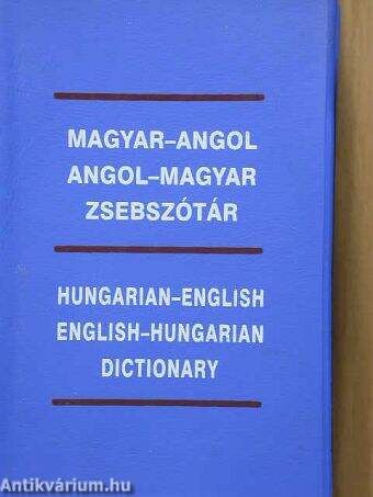 Magyar-angol/angol-magyar zsebszótár