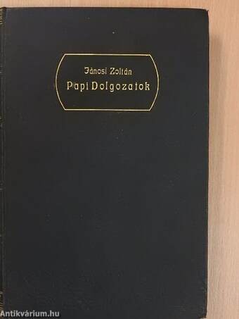 Papi dolgozatok III.