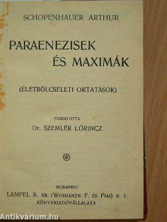 Paraenezisek és maximák/Nietzsche-aforizmák/Philippikái/A Catilina elleni beszédek/A Kalevalából/A kommunista kiáltvány/A repülőgépekről/Hindenburg