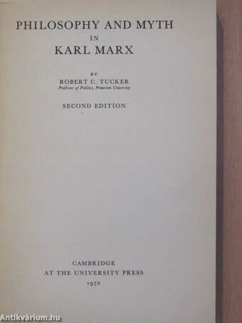 Philosophy and myth in Karl Marx