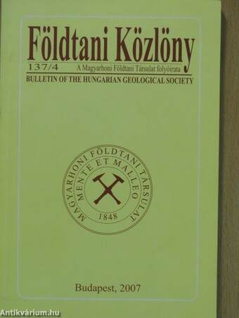 Földtani Közlöny 2007/4.