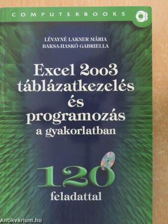Excel 2003 táblázatkezelés és programozás a gyakorlatban - CD-vel