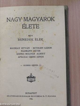 Nagy magyarok élete IV.