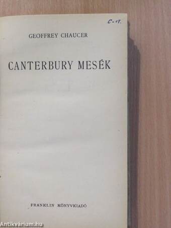 Canterbury mesék