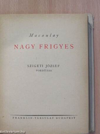 Nagy Frigyes