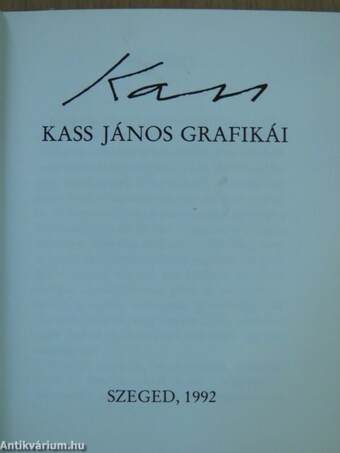 Kass János grafikái (minikönyv)
