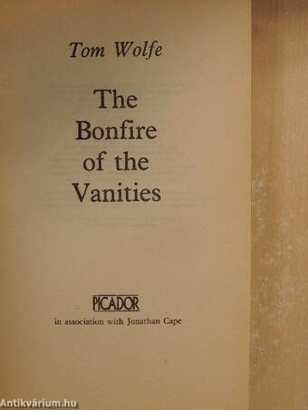 The bonfire of the vanities