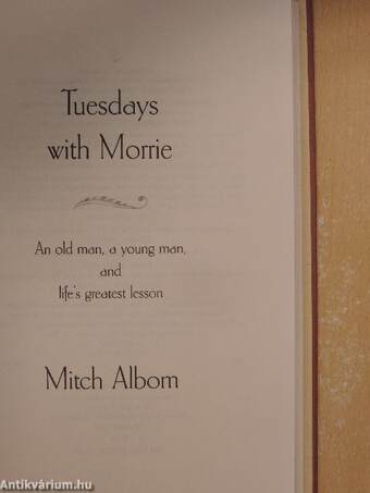 Tuesdays with Morrie