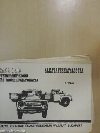 ZIL 130 tehergépkocsi és modellváltozatai (rossz állapotú)