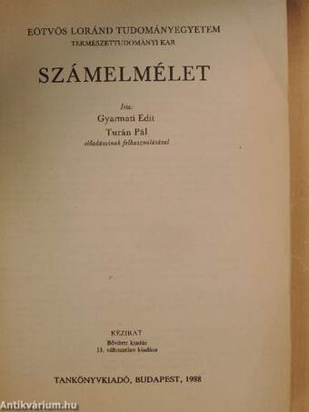 Számelmélet