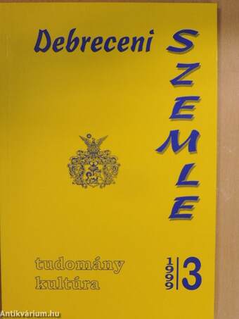 Debreceni Szemle 1999. szeptember