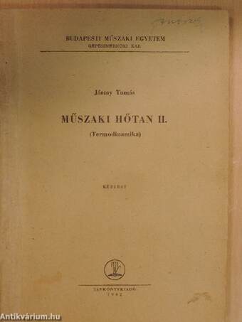 Műszaki hőtan II.