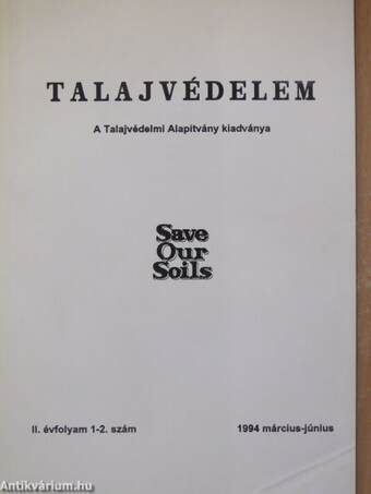 Talajvédelem 1994/1-4.