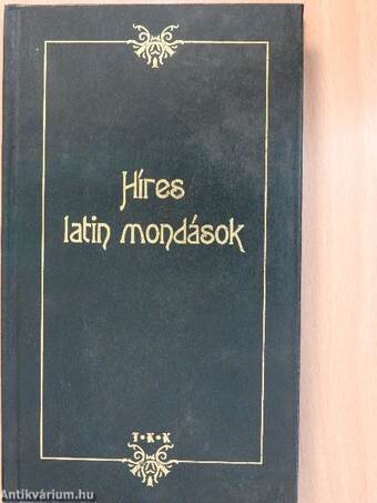 Híres latin mondások