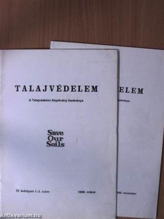 Talajvédelem 1996/1-4.