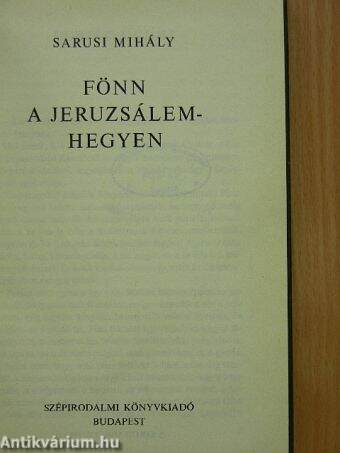 Fönn a Jeruzsálemhegyen