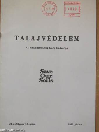 Talajvédelem 1999/1-4.