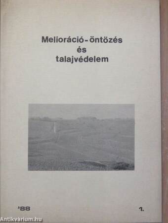 Melioráció-öntözés és talajvédelem '88/1.