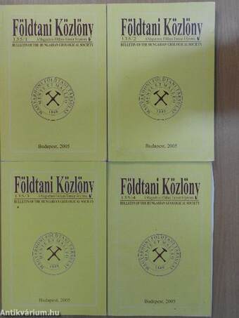 Földtani Közlöny 2005/1-4.