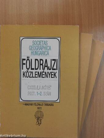 Földrajzi Közlemények 2007/1-4.